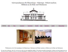 Tablet Screenshot of onkologie-muelheim.de